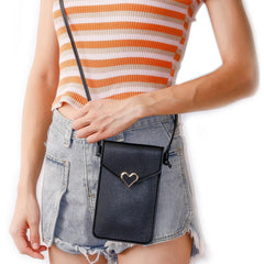 Pink Crossbody Bag for Women, Travel Shoulder Bag with Initial Name