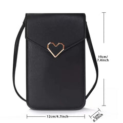 Pink Crossbody Bag for Women, Travel Shoulder Bag with Initial Name