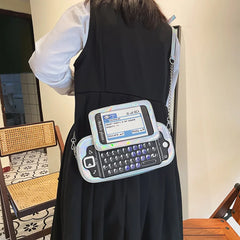 Reflective Crossbody Bag Chain Shoulder Clutch