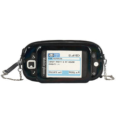 Reflective Crossbody Bag Chain Shoulder Clutch