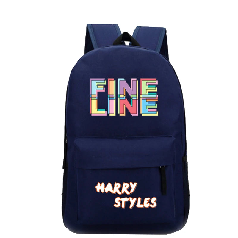Harry Styles Backpack School Bags for Teenage Girls - Pink Bookbag