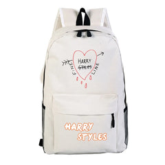 Harry Styles Backpack School Bags for Teenage Girls - Pink Bookbag