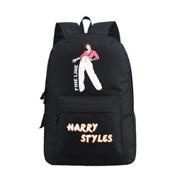 Harry Styles Backpack School Bags for Teenage Girls - Pink Bookbag