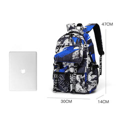 Anime School Bag for Boys Girls Large Capacity School Backpack