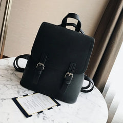 Retro Patchwork Backpack Women Square Travel Bag Vintage Casual Y2K