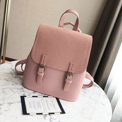 Retro Patchwork Backpack Women Square Travel Bag Vintage Casual Y2K