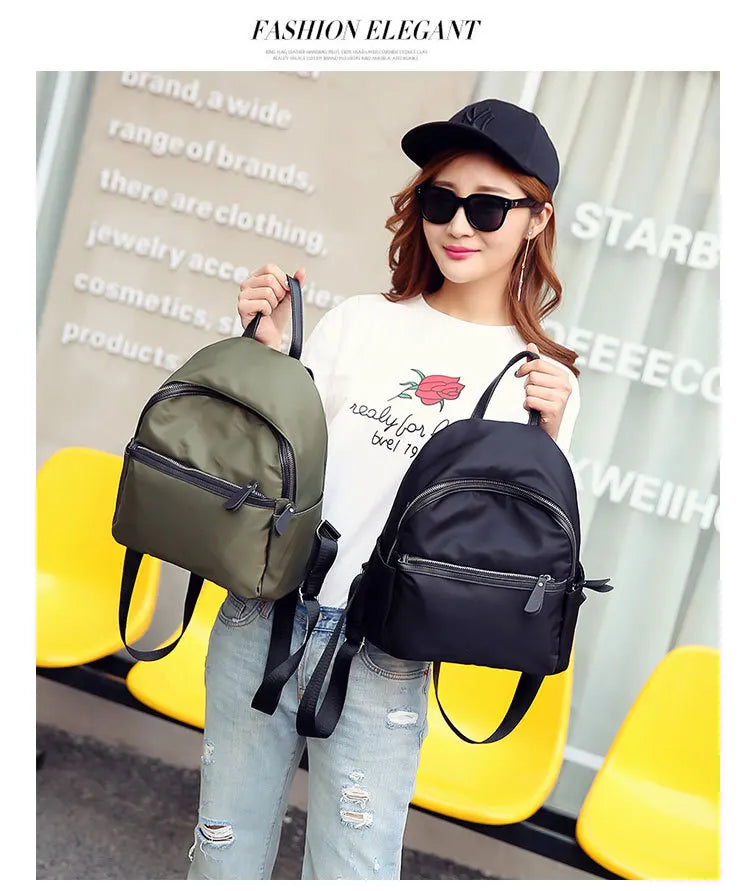 Mochila Feminina Women Backpack Travel Nylon Light Water-proof Rucksack