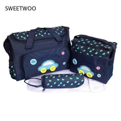Mom Diaper Bag One Shoulder Baby Bag Set Nappy Mommy Bag Women Travel Handbag