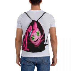 Mommy Long Legs Drawstring Backpack Girl Bag School Shoe Bag