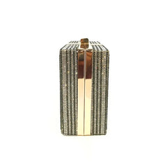 Rhinestone Money Clutch Purse for Women, 10000 Dollars Cash Stack Evening Bag