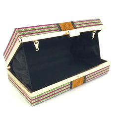 Rhinestone Money Clutch Purse for Women, 10000 Dollars Cash Stack Evening Bag