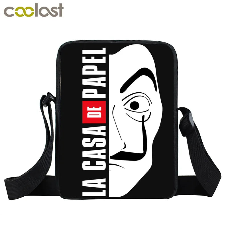 Money Heist Messenger Bag La Casa De Papel Women Handbag