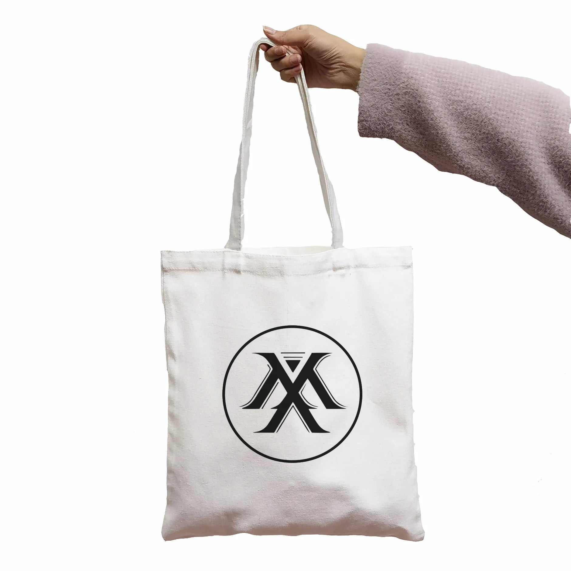 Monsta X Gothic Canvas Bag Horror Cartoon Shopper Casual Shoulder Bag