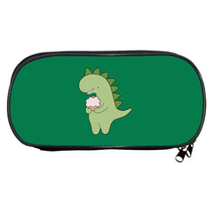 Dinosaur Print Pencil Case for Kids, T. Rex Stationary Bag Boys Girls Gift