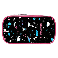 Dinosaur Print Pencil Case Boys Girls T-Rex Pencil Bag Children School