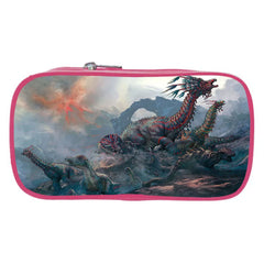 Dinosaur Print Pencil Case Boys Girls T-Rex Pencil Bag Children School