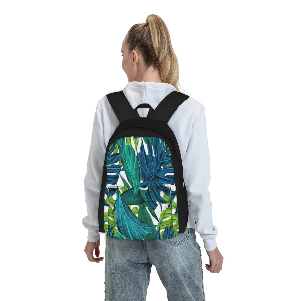 Monstera Banana Palm Leaf 2 Backpacks Men's Backpacks Bags For Women