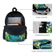Monstera Banana Palm Leaf 2 Backpacks Men's Backpacks Bags For Women