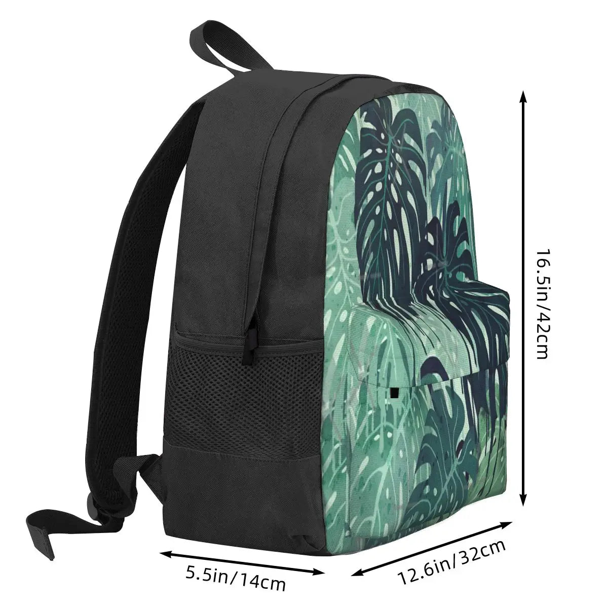 Monstera Melt In Green 2 Backpacks Men's Backpacks Bags For Women