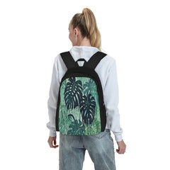 Monstera Melt In Green 2 Backpacks Men's Backpacks Bags For Women