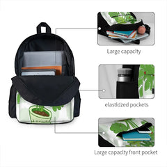 Monstera Backpack Men Women Bag