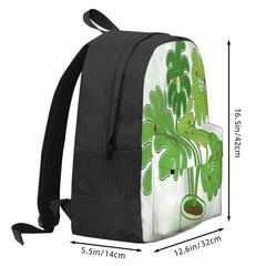 Monstera Backpack Men Women Bag