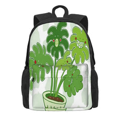 Monstera Backpack Men Women Bag