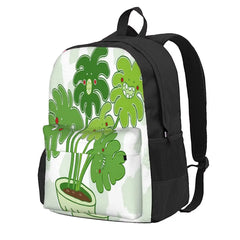 Monstera Backpack Men Women Bag