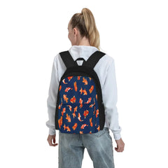 Moody Watercolor Goldfish Pond Backpacks Men's & Women's Unisex