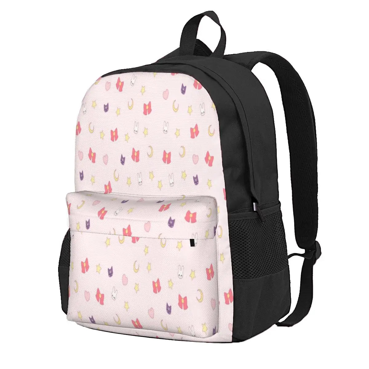 Moon Bunny Backpacks Men's Backpacks Bags For Women School Man Backpack