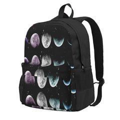 Moon Phase 2 Backpacks Men's Backpacks Bags For Women Plain