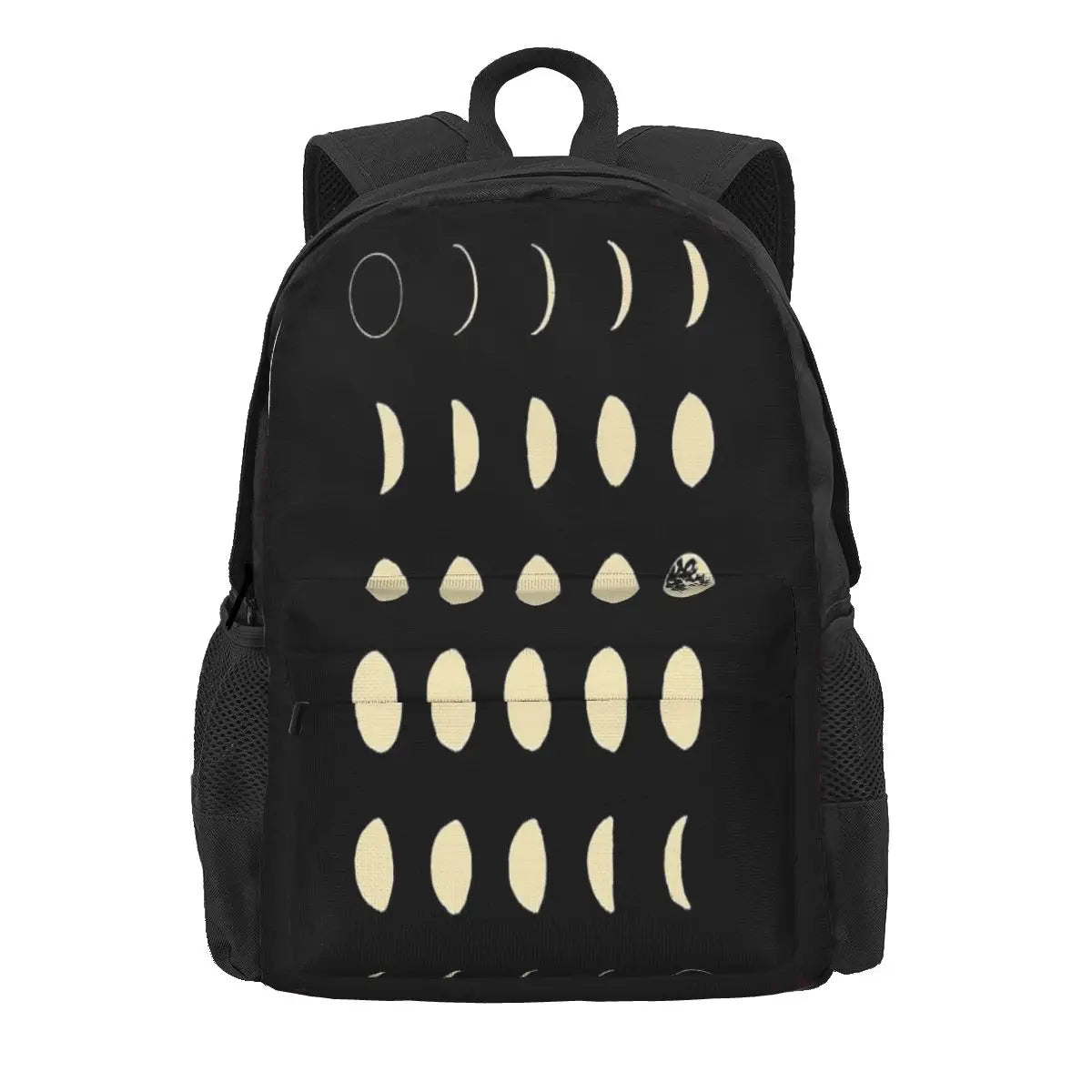 Moon Phases Backpacks Men's Women's School Bag