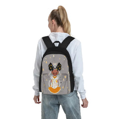 Moon Witch Backpacks Men Women Zipper Bag For Men Women
