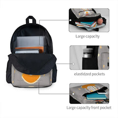 Moon Witch Backpacks Men Women Zipper Bag For Men Women