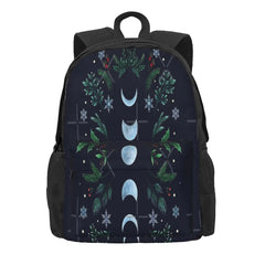Moonlit Garden-Festive Green Backpacks Men's Backpacks Bags For Women Unisex