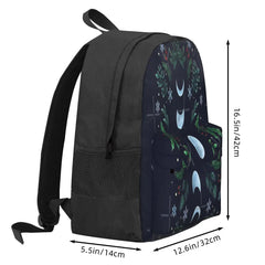 Moonlit Garden-Festive Green Backpacks Men's Backpacks Bags For Women Unisex