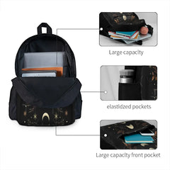 Moonlit Garden-Winter Brown Backpacks Men's Backpacks Bags For Women Own