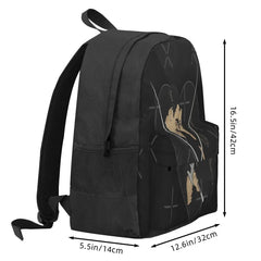 Morticia & Gomez Couple Backpacks for Men and Women