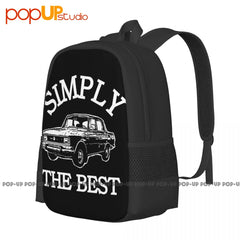 Moskvich 2140 Backpack Large Capacity School Art Print Sports Style