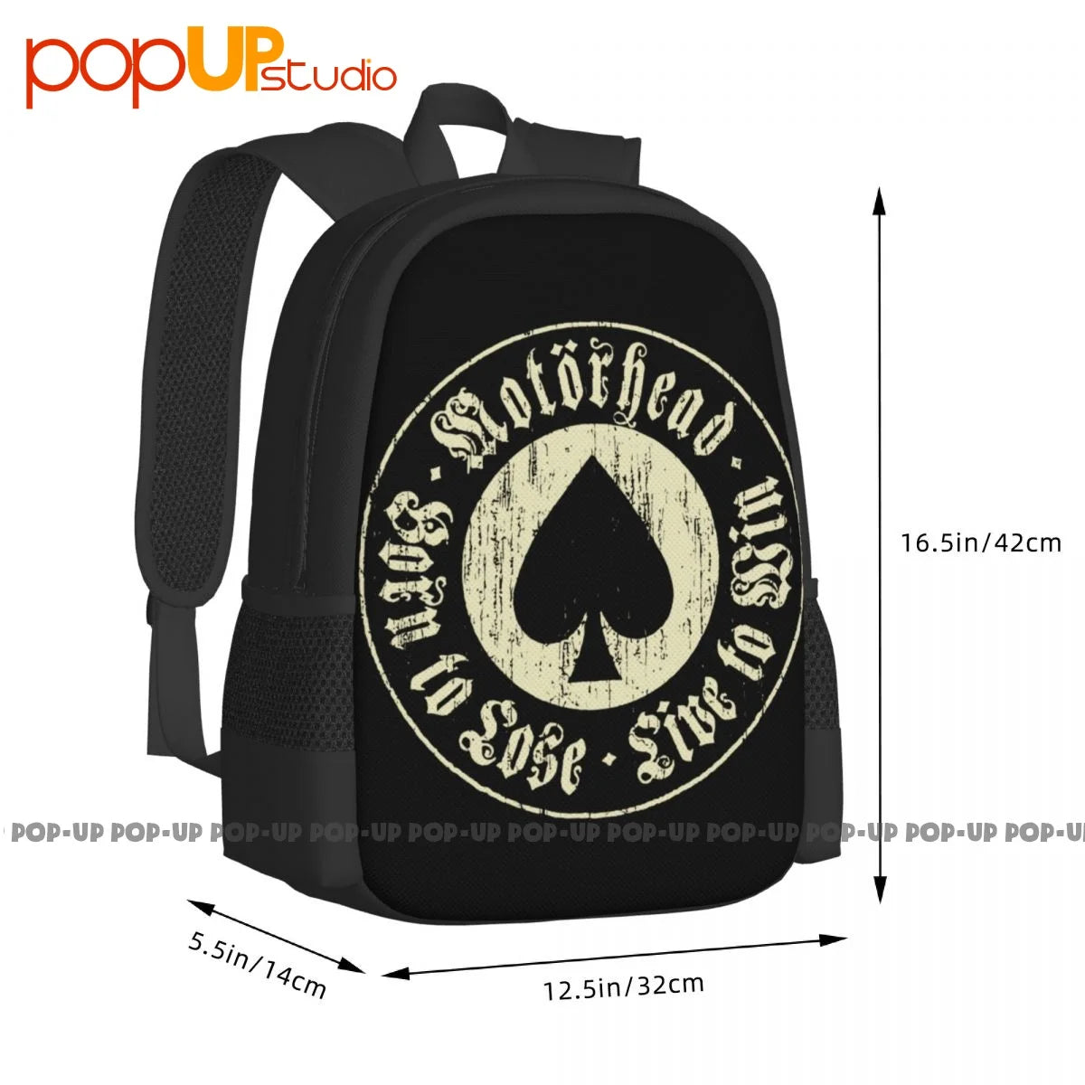 Moterhead Born To Lose Live To Sin Ace Of Spades Backpack