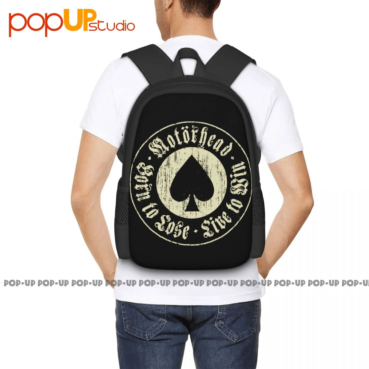 Moterhead Born To Lose Live To Sin Ace Of Spades Backpack