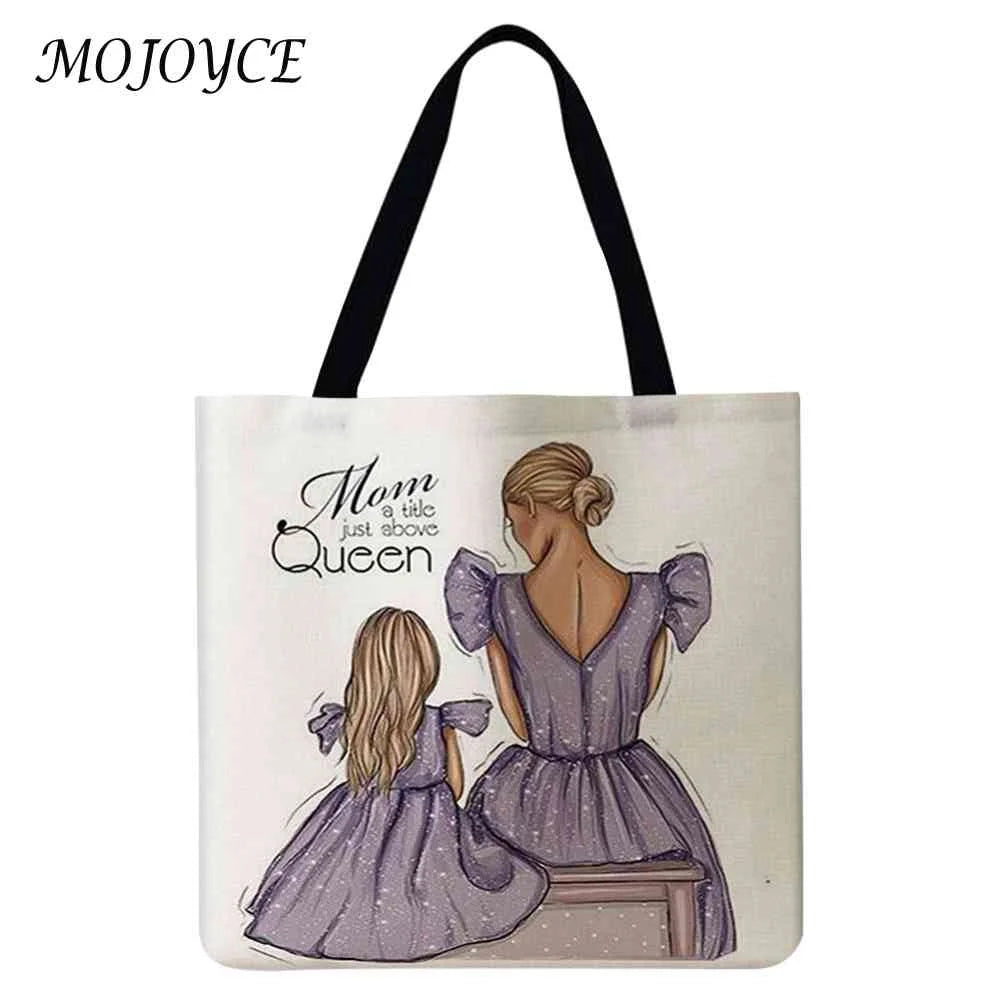Mothers Printed Shoulder Bag Large Tote Bag Female Shopping Handbag