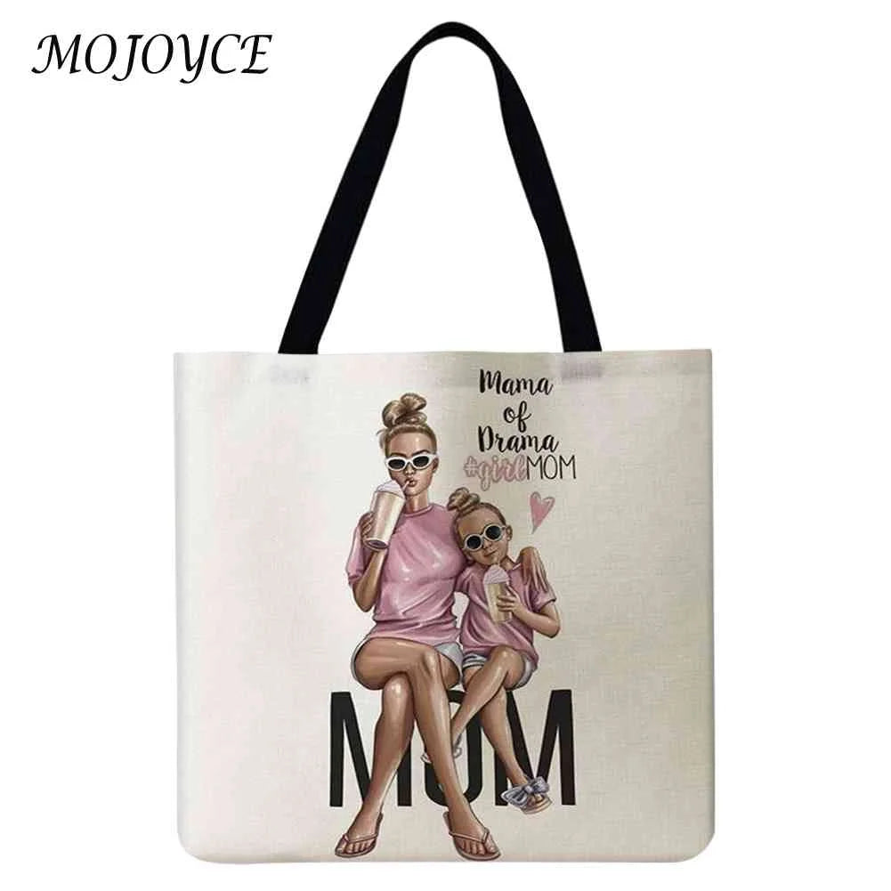 Mothers Printed Shoulder Bag Large Tote Bag Female Shopping Handbag