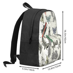 Moths And Rocks Backpack Men's Bag Women's Back Bag