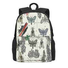 Moths And Rocks Backpack Men's Bag Women's Back Bag