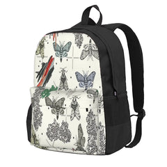 Moths And Rocks Backpack Men's Bag Women's Back Bag