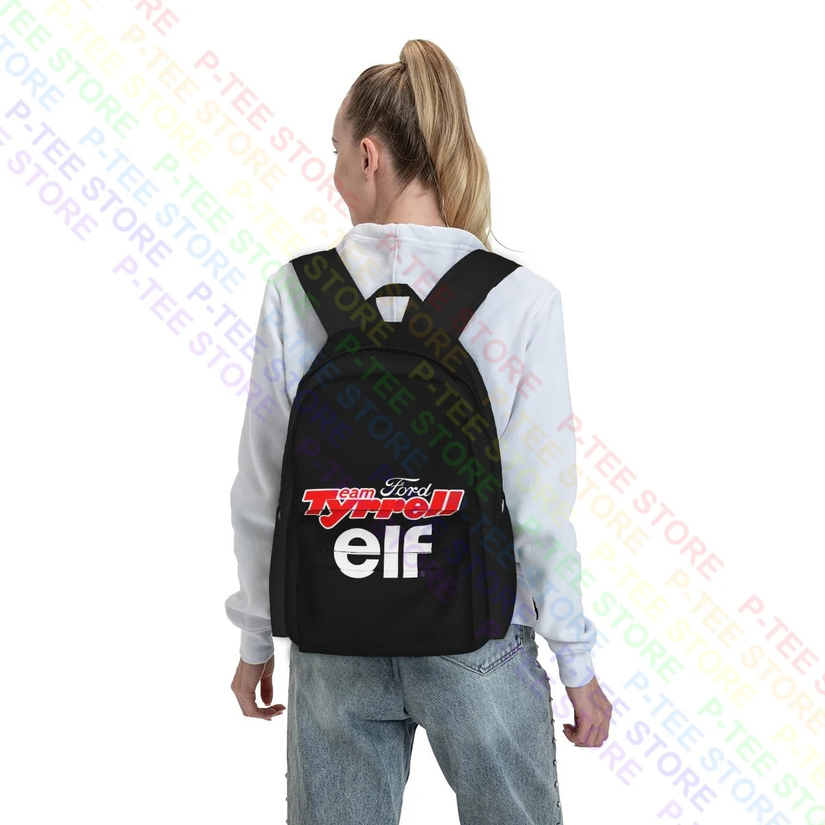 Motorlegends Tyrrell Elf F1 Racing Backpack School 3D Print