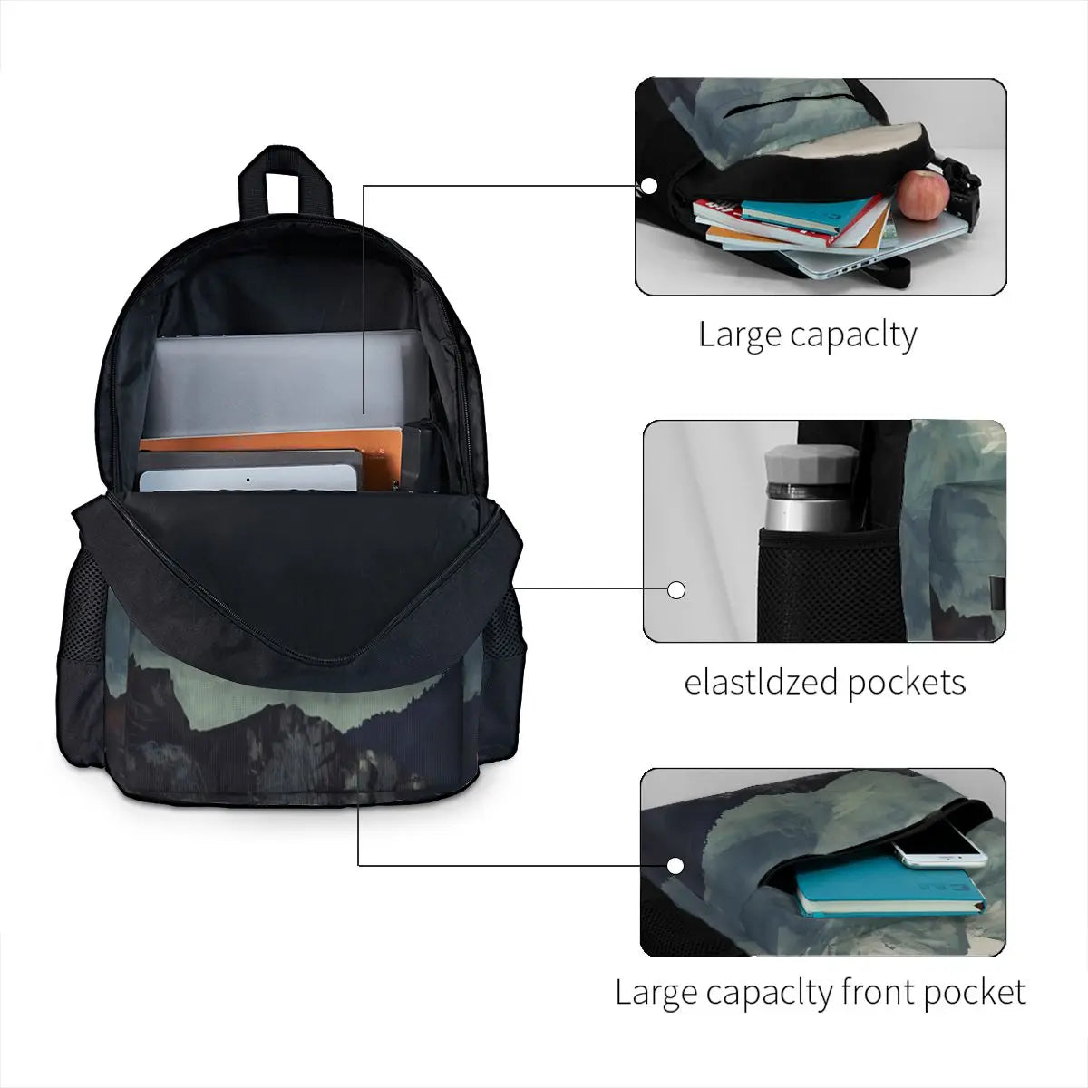 Mountain Fog 2 Backpacks Men's and Women's Bags