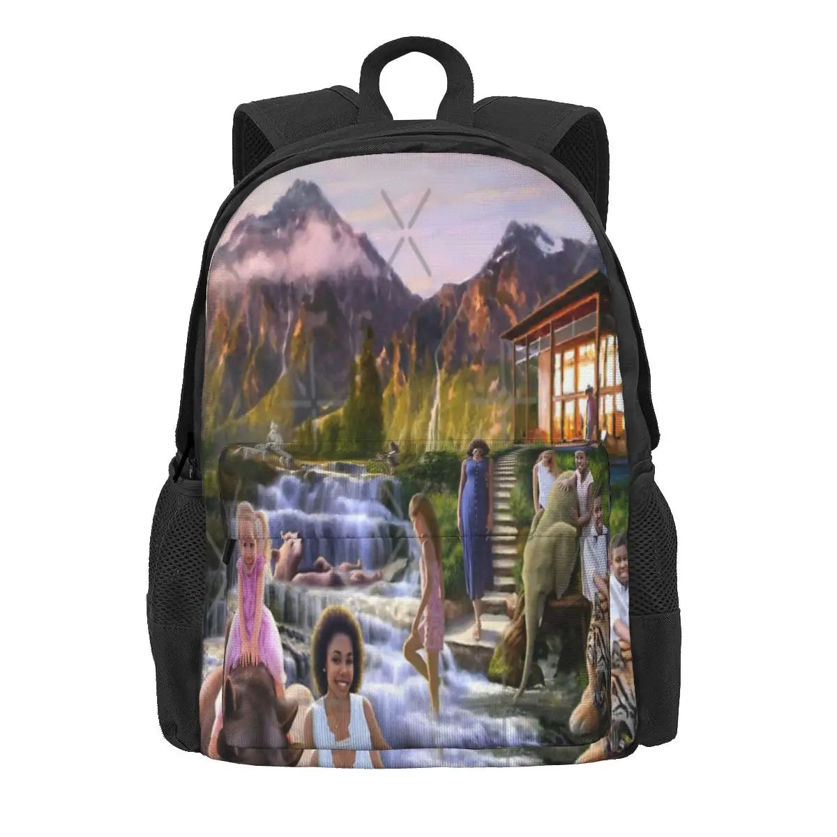 Mountain Paradise Backpacks Men's Backpacks Bags For Women Anime Backpack