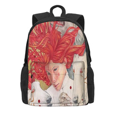 Mourning Backpacks Men's & Women's Eco-Friendly Manga Backpack